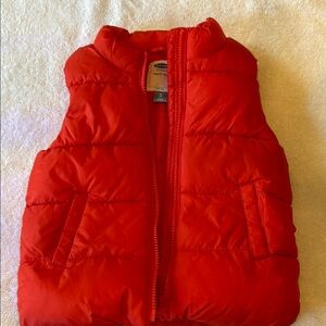 Old Navy Red Puffer Vest
